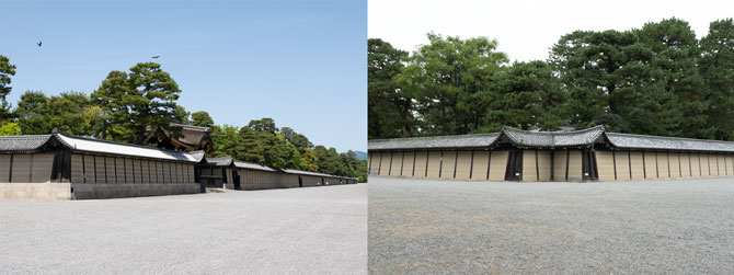 京都御所 築地塀