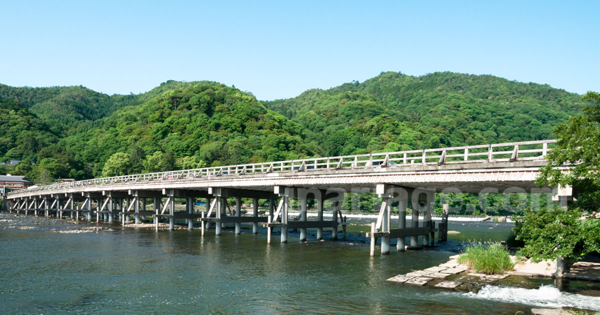 渡月橋の画像 京都写真素材