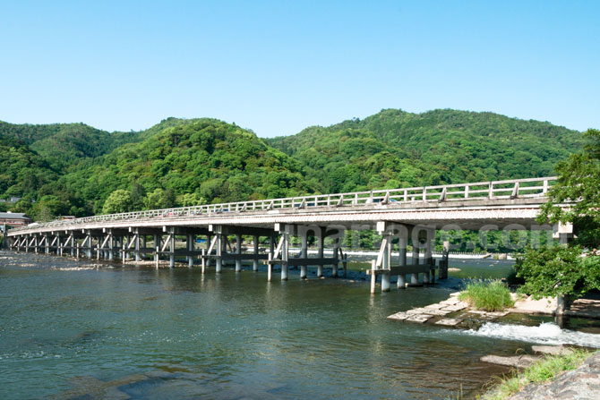 渡月橋の画像 京都写真素材