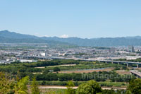 男山展望台からの眺め